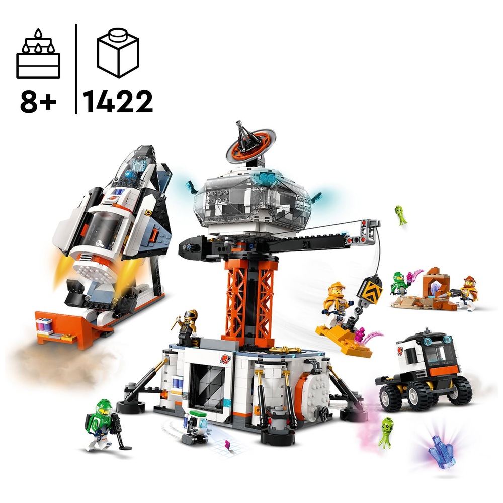LEGO City 60434 Weltraumbasis und Raketenstartrampe Set