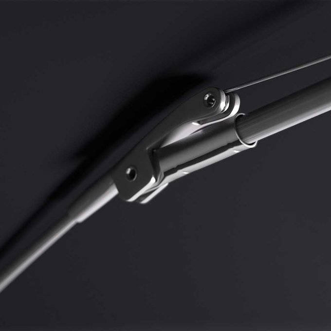 Knirps paraplu T.760 Stick Automatic zwart