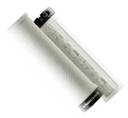 RACE FACE Paire de  Grips HALF NELSON Blanc