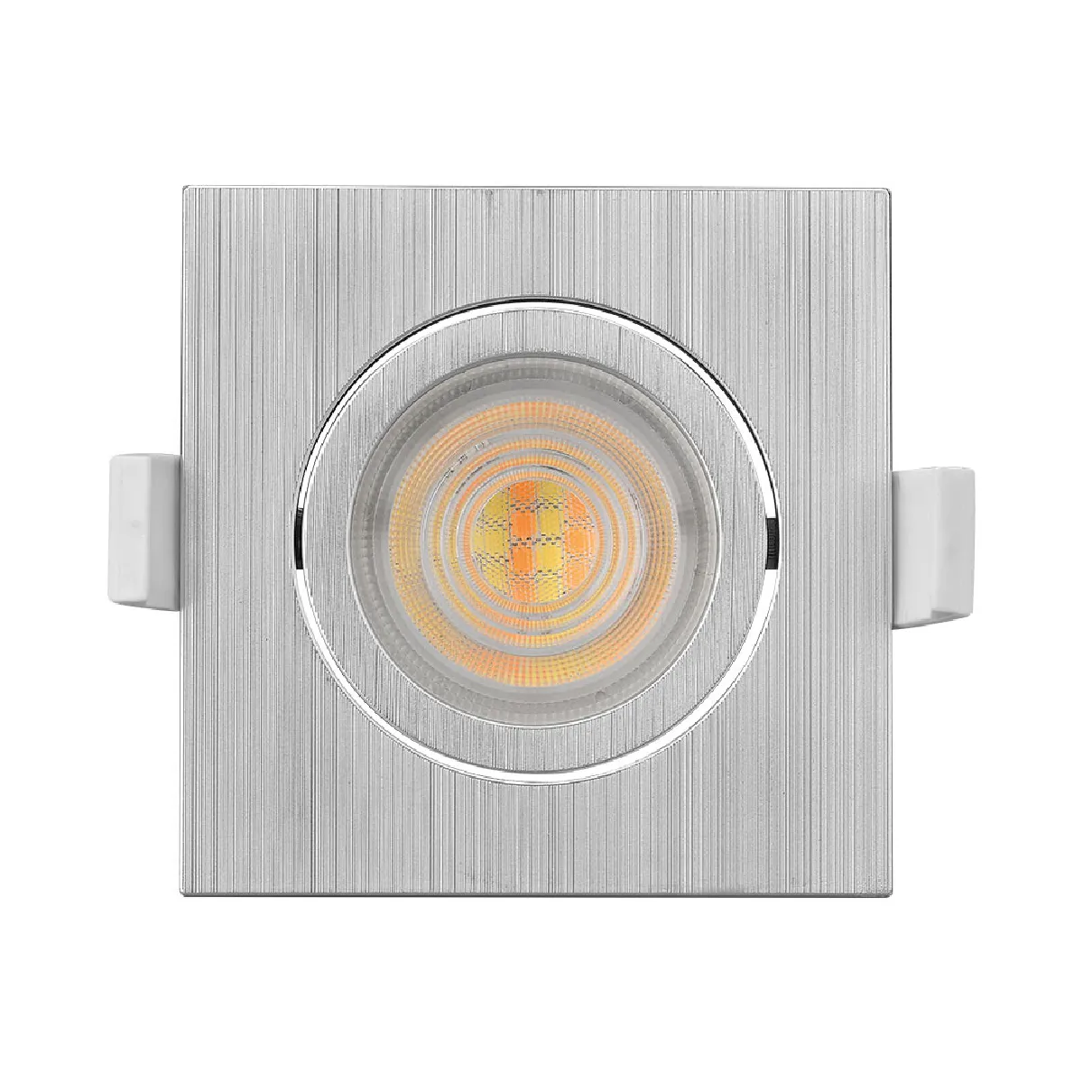 Braytron Spot LED 3en1 7W - Carré Aluminium