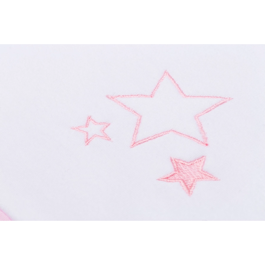fillikid Ganzjahresschlafsack Jersey Rosa mit Sternenapplikation