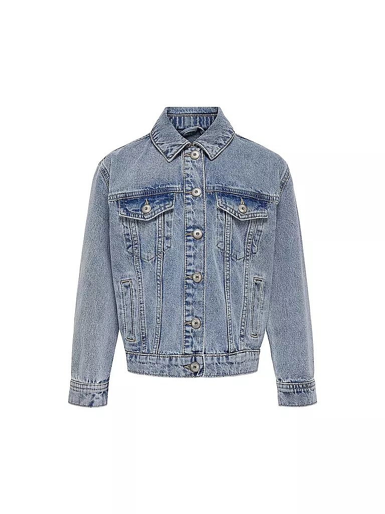 ONLY Mädchen Jeansjacke KOGOCEAN hellblau