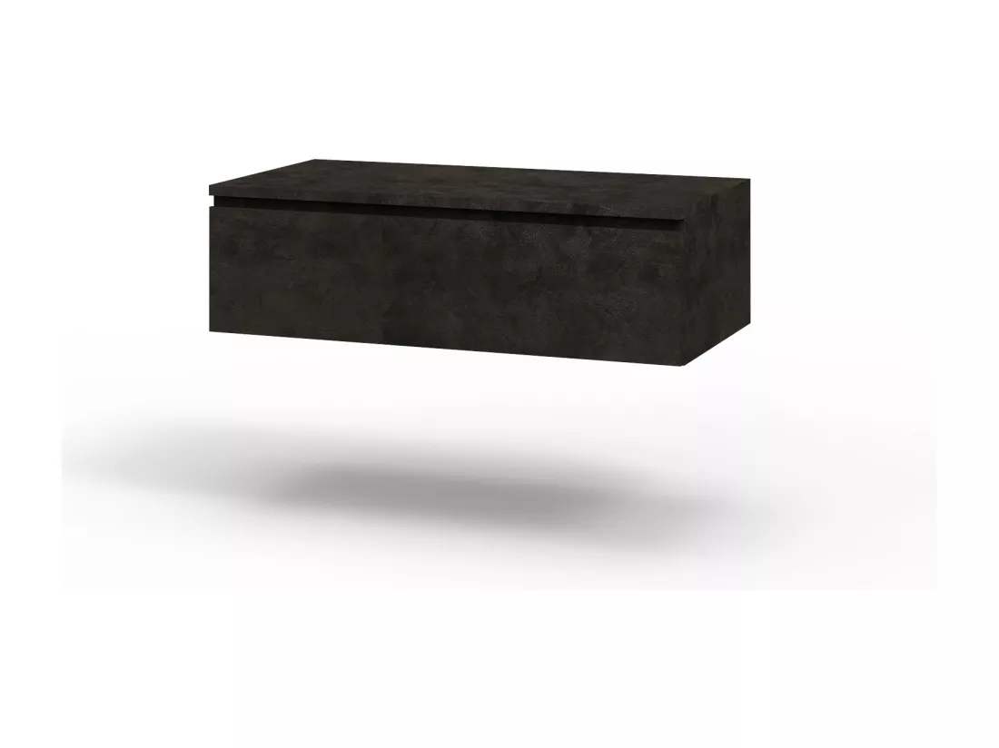 Ensemble de salle de bain 5 pièces ASTRA noir graphite/pierre de lave
