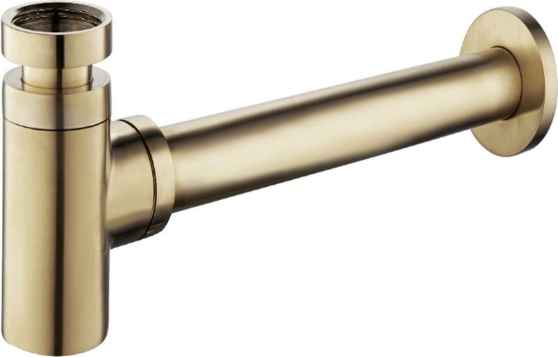 Fonteinset - BWS Solid Surface - Zwart/Goud - Inclusief Handdoekhouder