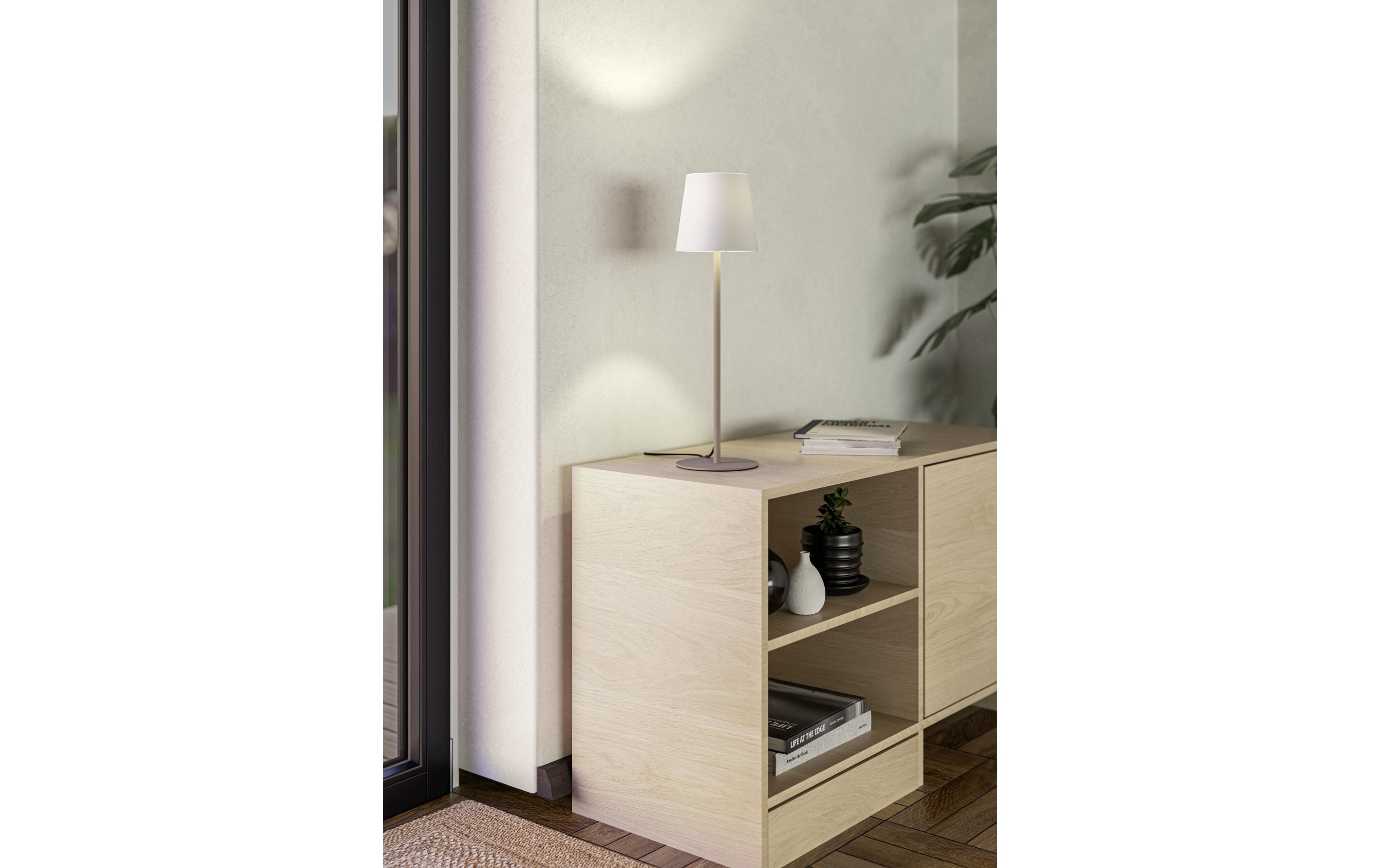Tischleuchte FIORANA beige exkl. E14 1x40WTischlampe