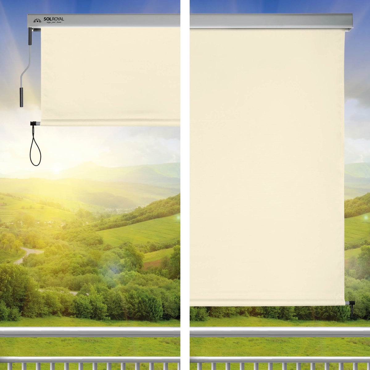 Sol Royal SolVision MS5 Verticale Zonwering 1,6x2,5m Beige