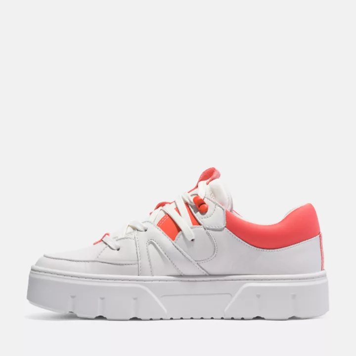 Basket basse à lacets Laurel Court pour femme en blanc