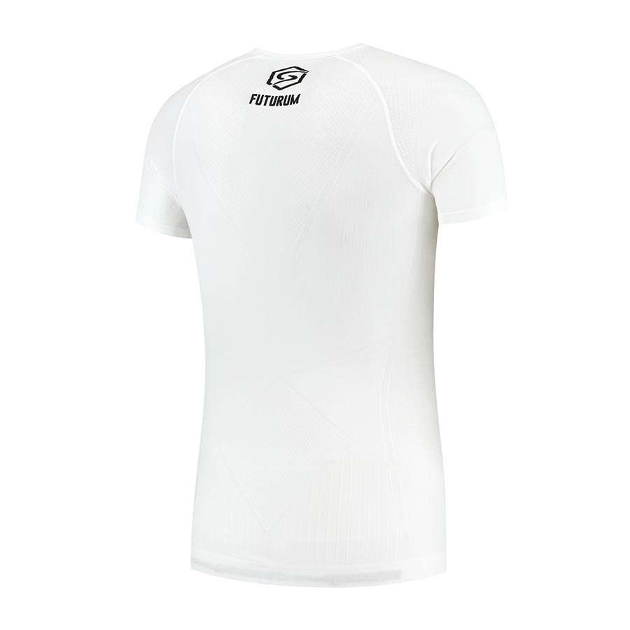 FUTURUM Recycled Ondershirt Korte Mouwen Wit Heren
