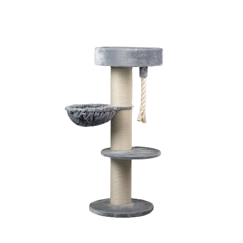Poste arranhador Maine Coon Sleeper, cinza claro