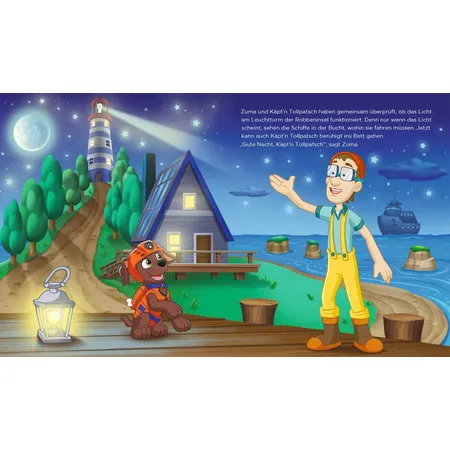 Panini Paw Patrol: Gute Nacht, Abenteuerbucht! mit Leuchteffekten
