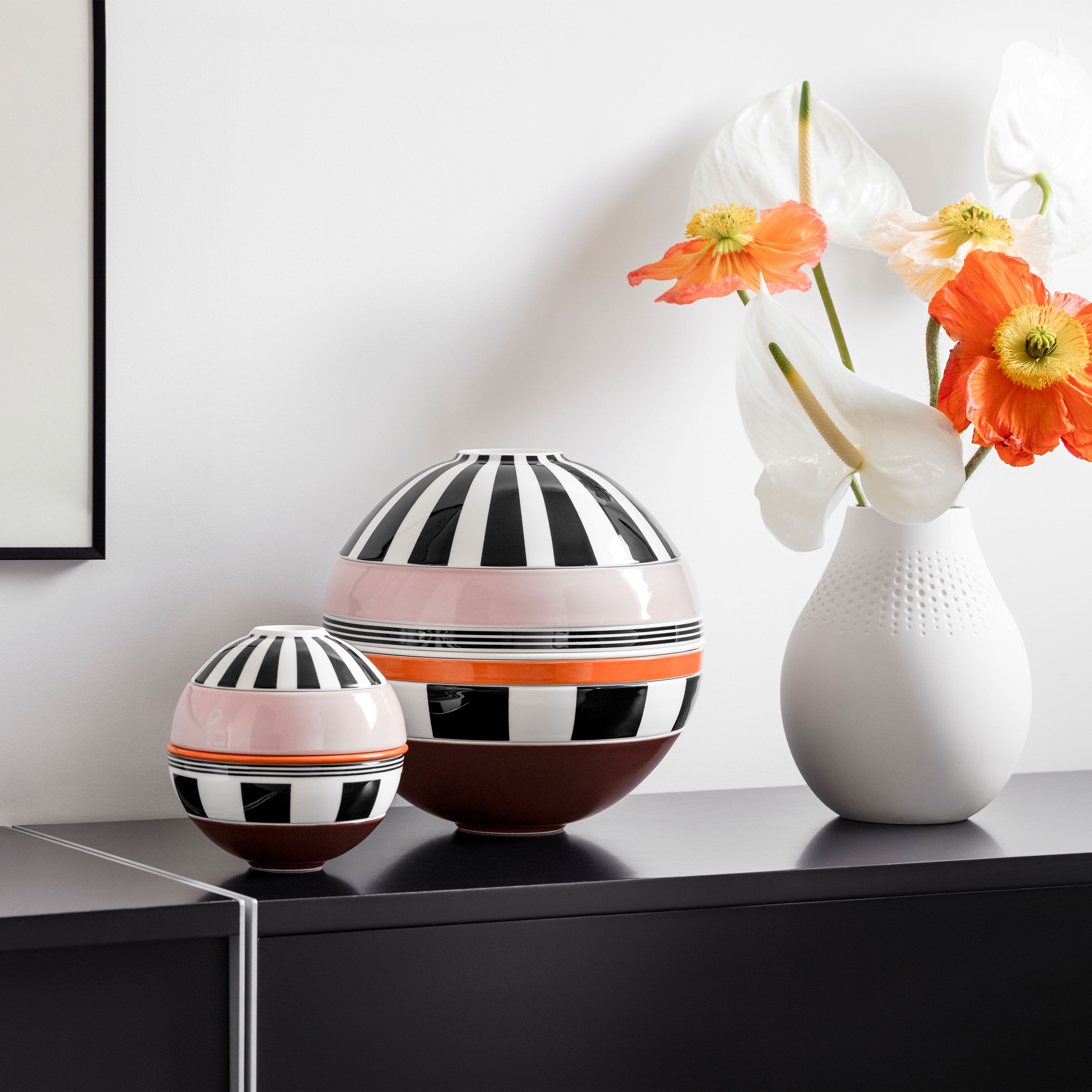 La Boule Dinnerware set Multi-colored, Premium Porcelain