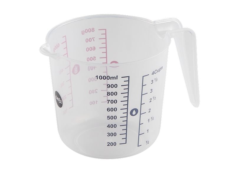 Emsa Messbecher Prep & Bake 10 dl, Transparent Messbehälter