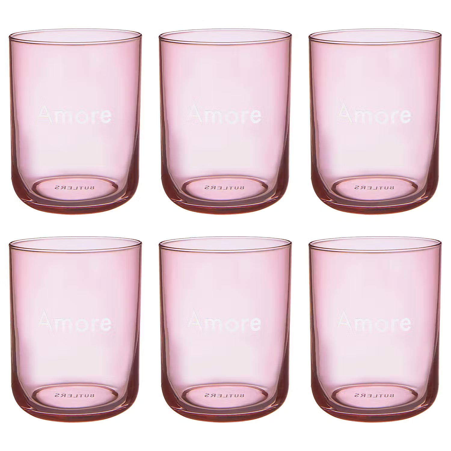 COLORATA Trinkglas Amore 6er-Set