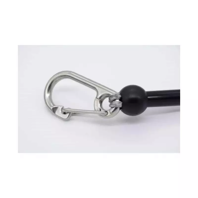 Leash aile Kitesurf SIDEON kite leash neoprene 40cm - black