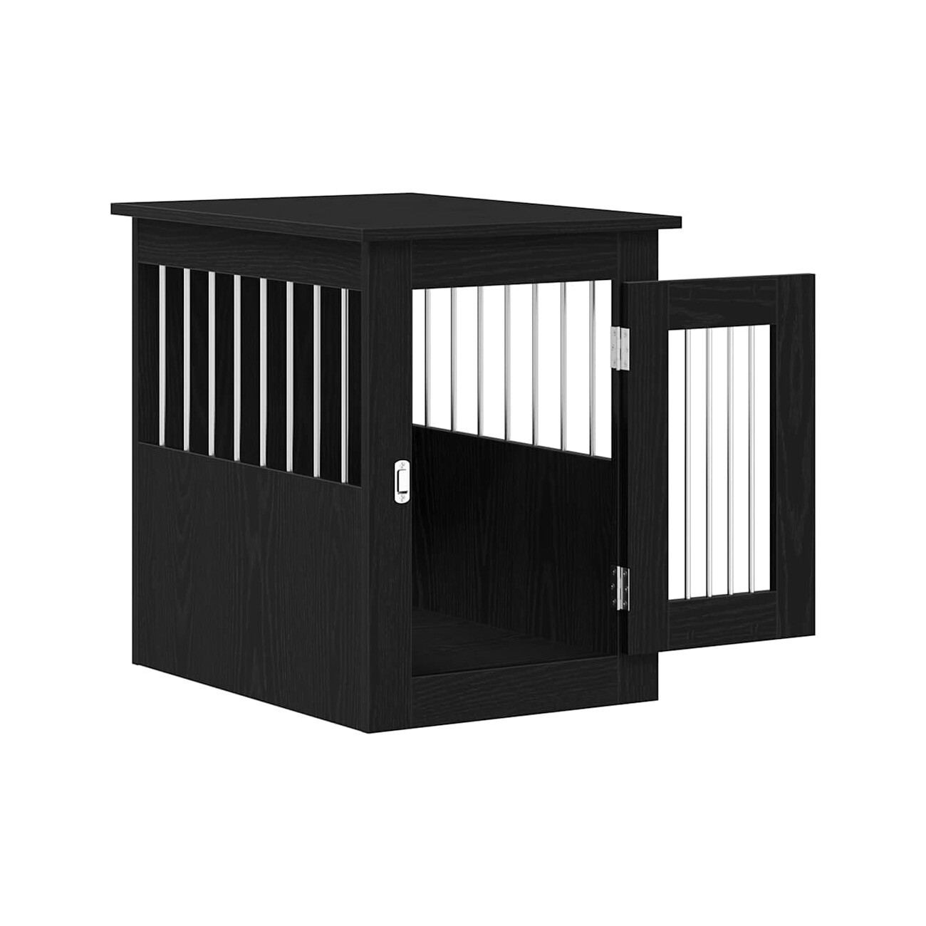 VidaXL Hundekäfig im Möbel-Stil graphit schwarz 62 cm, 45 cm, 59 cm