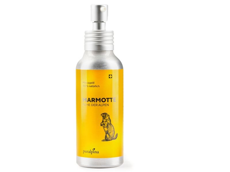 Puralpina Marmotte Massage-Öl Ruhe der Alpen 100 ml Massage-Öl