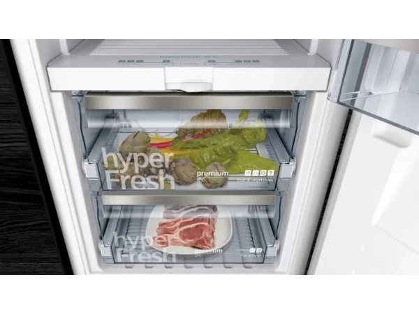 Siemens iQ700 KI41FADD0 - Køleskab - til indbygning - niche - bredde: 56 cm - dybde: 55 cm - højde: 122.5 cm - 187 liter - Klasse D