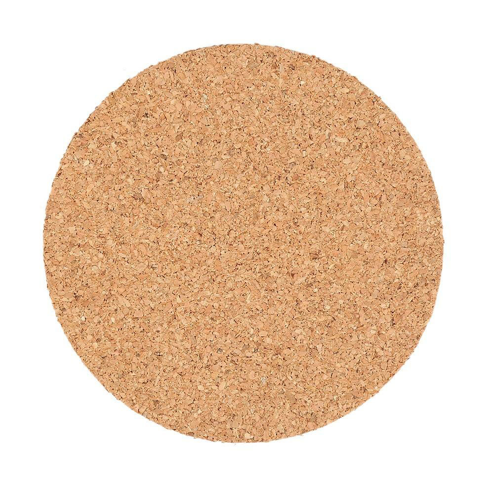 (10er Set) Ø90mm Kork Getränke Untersetzer DIY Glasuntersetzer - Braun