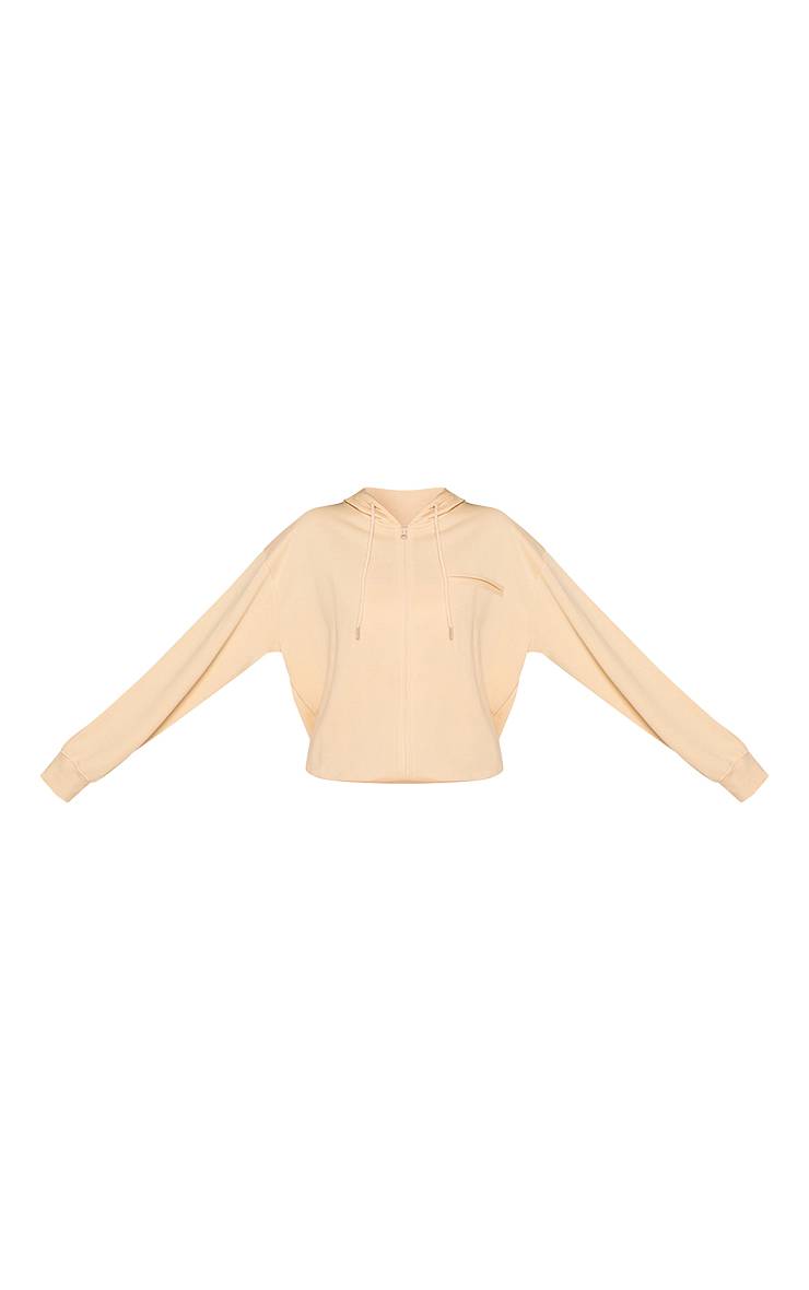Butter Yellow Sweat À Casynthétiqueche Zippé Doux Et Léger