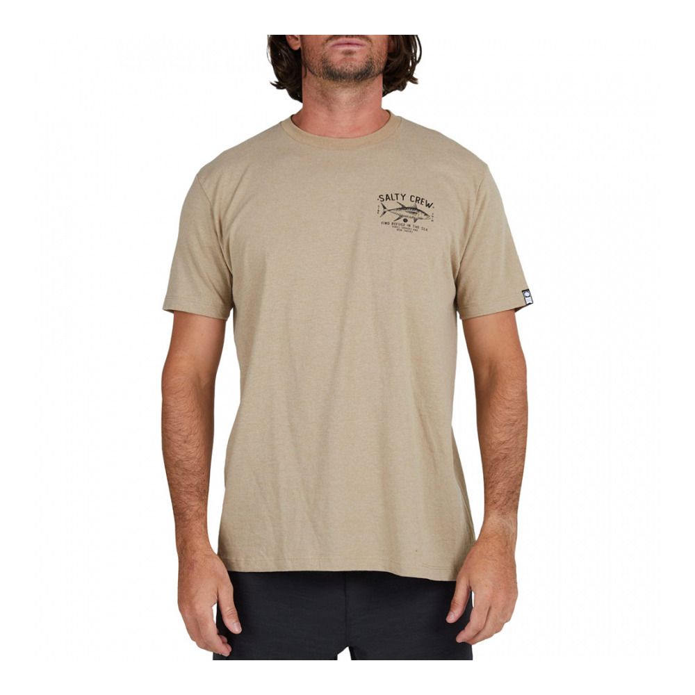 Salty Crew MARKET STANDARD - Tee-shirt Homme khaki heather