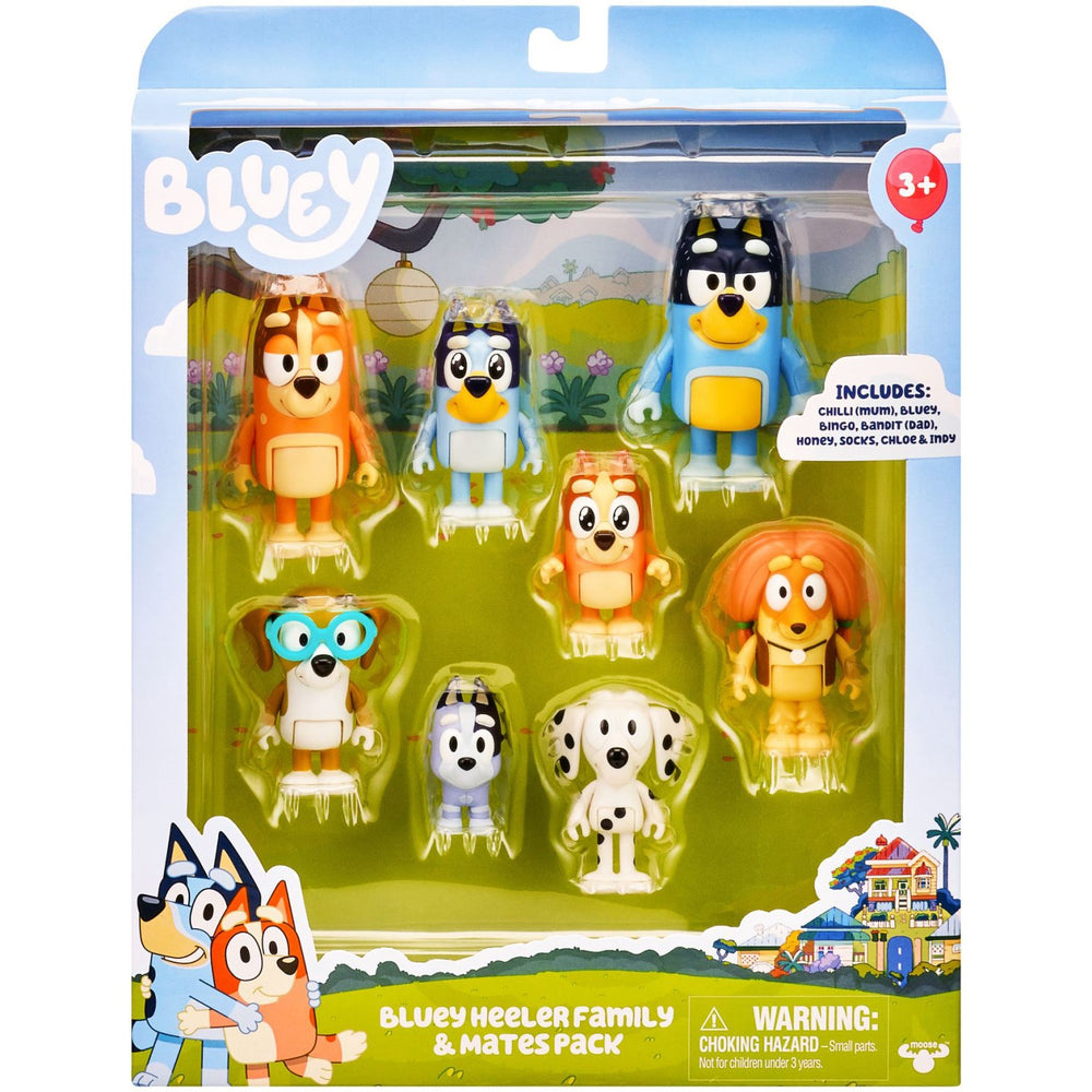Køb Bluey Figurer 8-pak