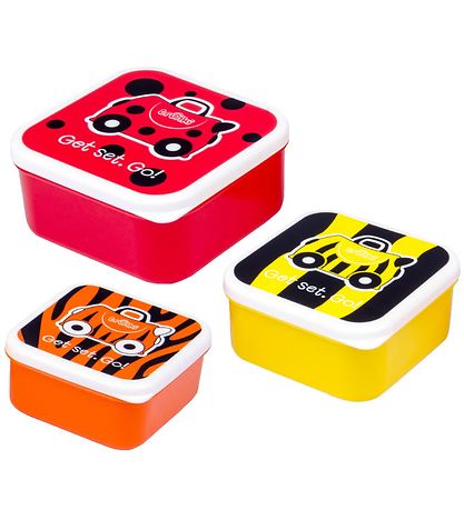 Trunki Snackbox - 3er-Pack - Marienkäfer/Biene/Tiger
