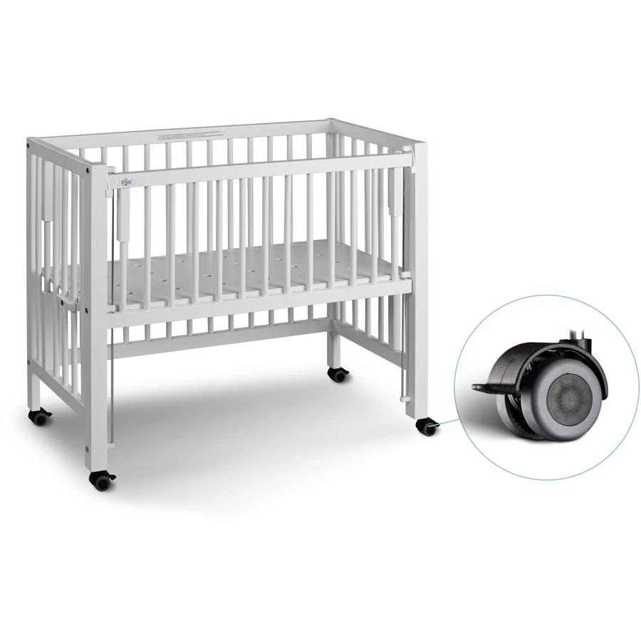 tiSsi® Beistellbett Sophie weiß 40 x 90 cm