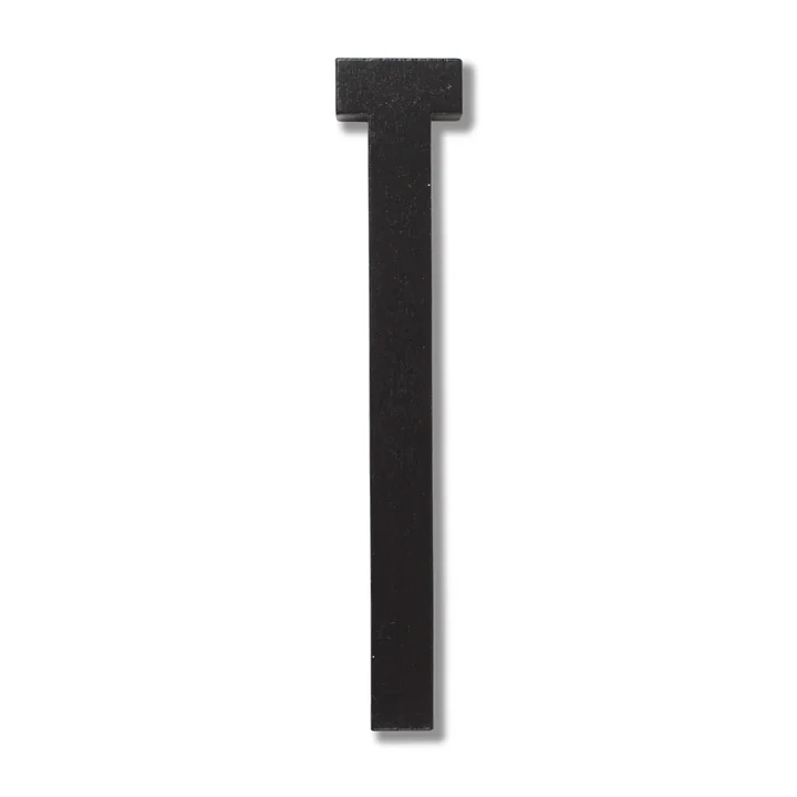 Design Letters - Wooden Letters Indoor T, schwarz