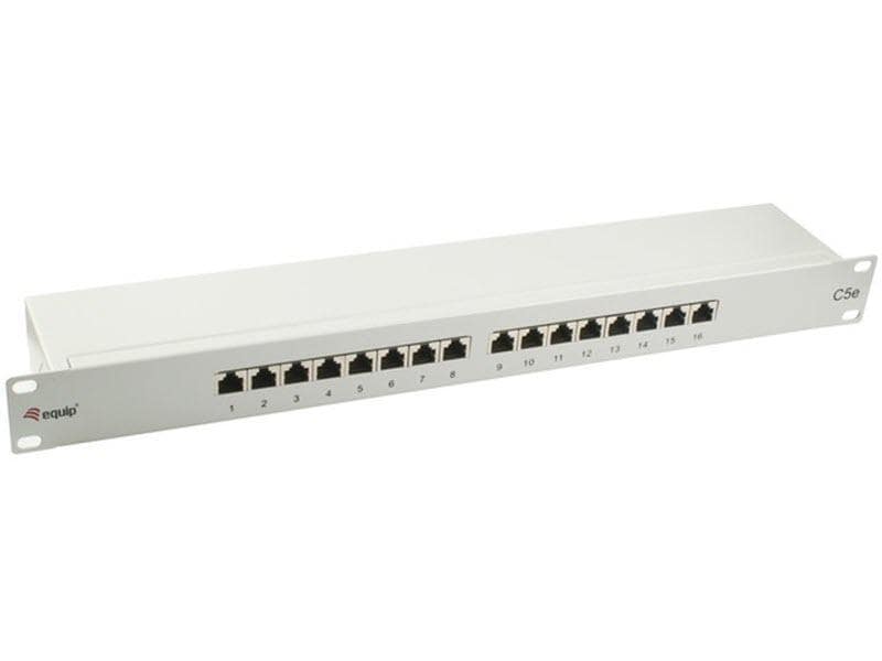 equip Patchpanel 16 Port, LSA, 1HE 19