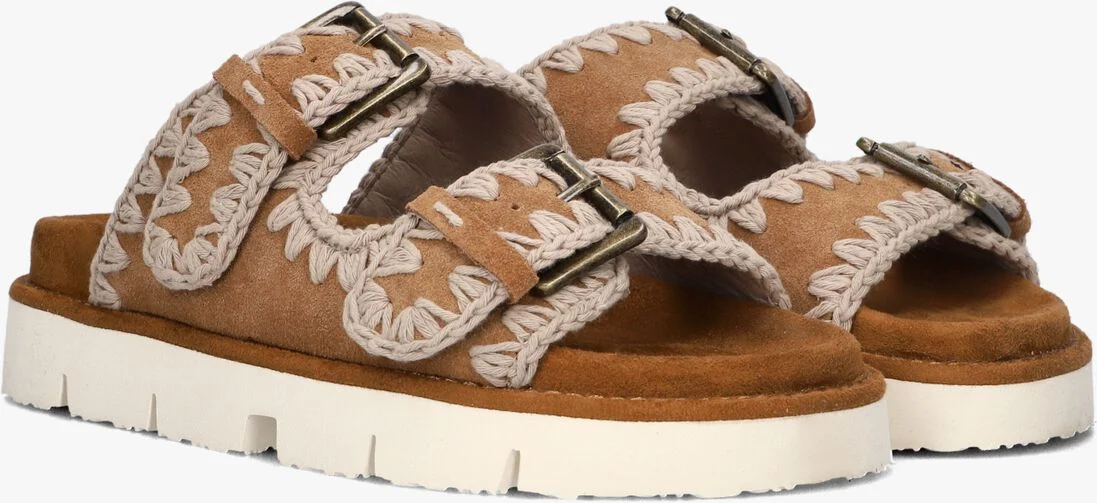 MOU cognac mou slippers new bio