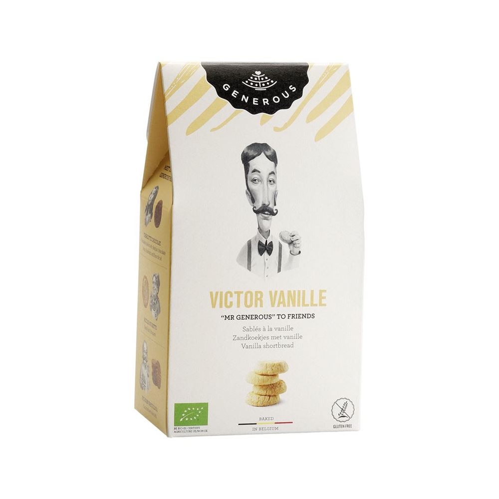 GENEROUS Victor Vanille Sablés<br>100 g, glutenfrei