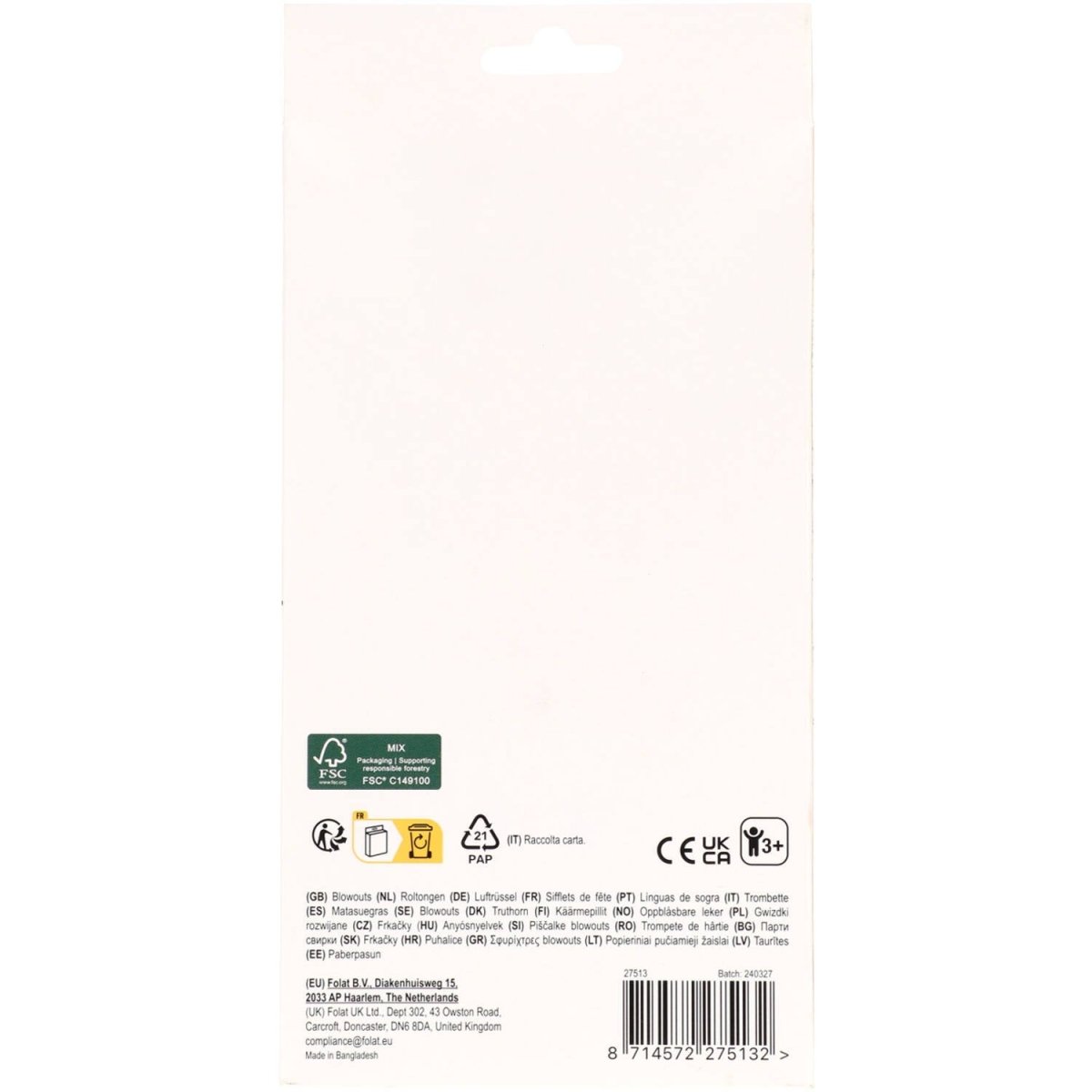 Paard Toeter 6st