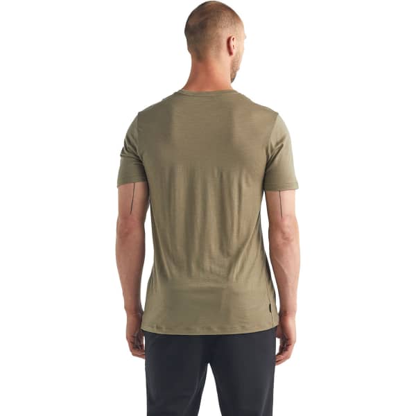 T-shirt randonnée ICEBREAKER M TECH LITE SS CREWE CARAVAN LIFE FLINT