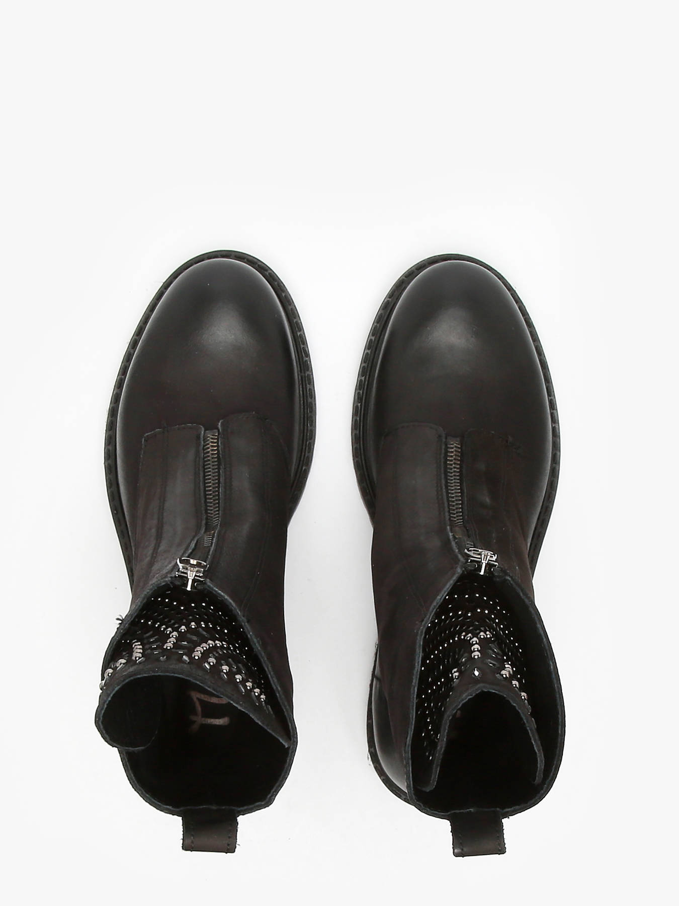 Bottines Biker en cuir METISSE