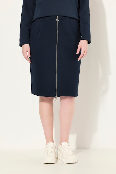Sweatrock, Zipper, Taschen, Biobaumwolle