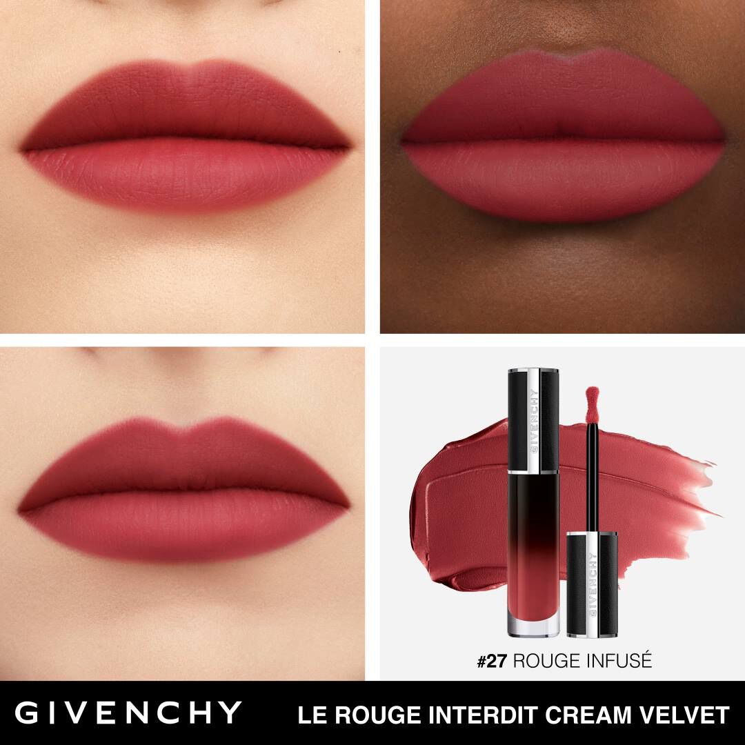 GIVENCHY LÁBIOS Le Rouge Interdit Cream Velvet