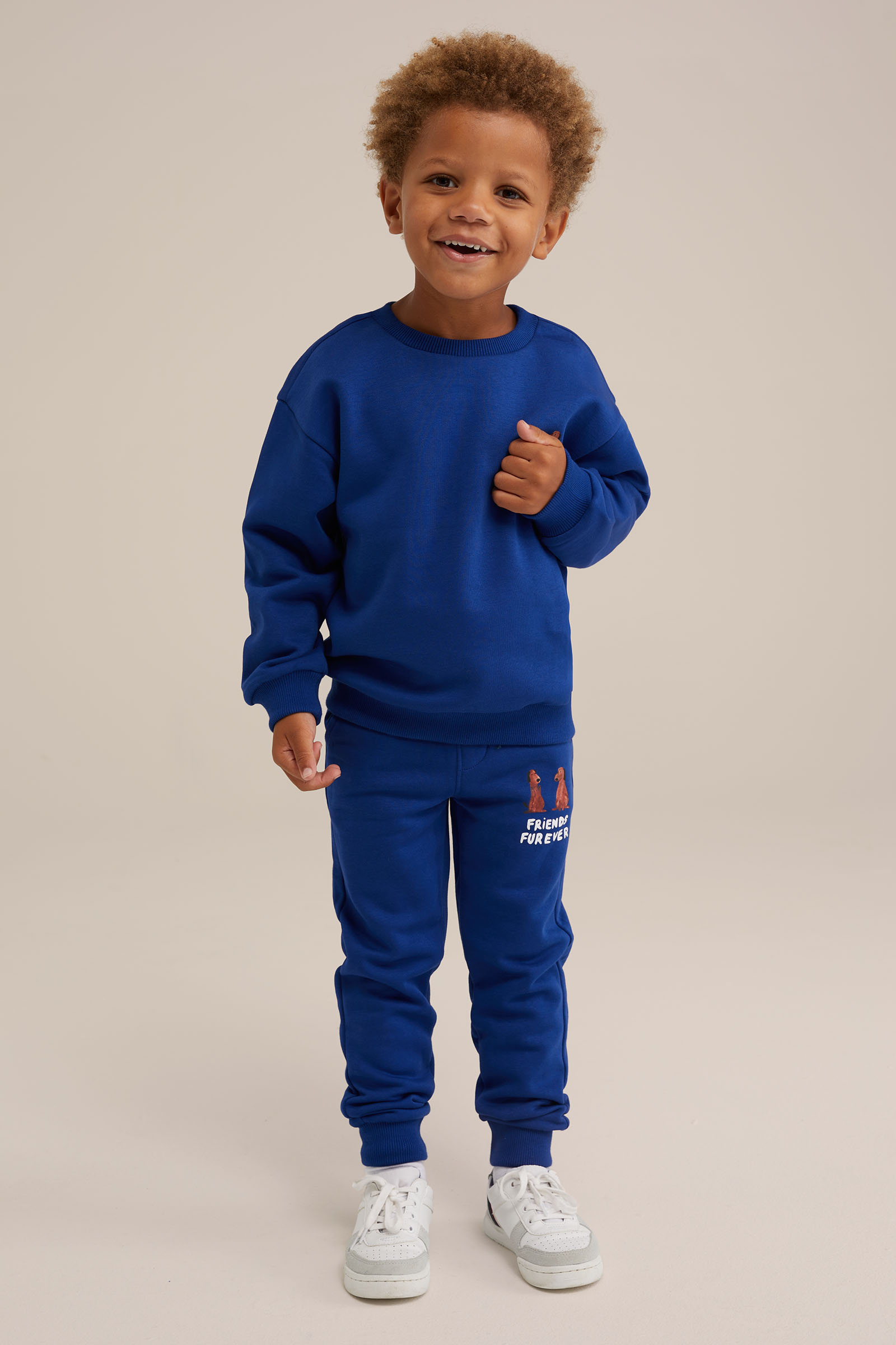 Jongens joggingbroek WE Fashion Kobaltblauw