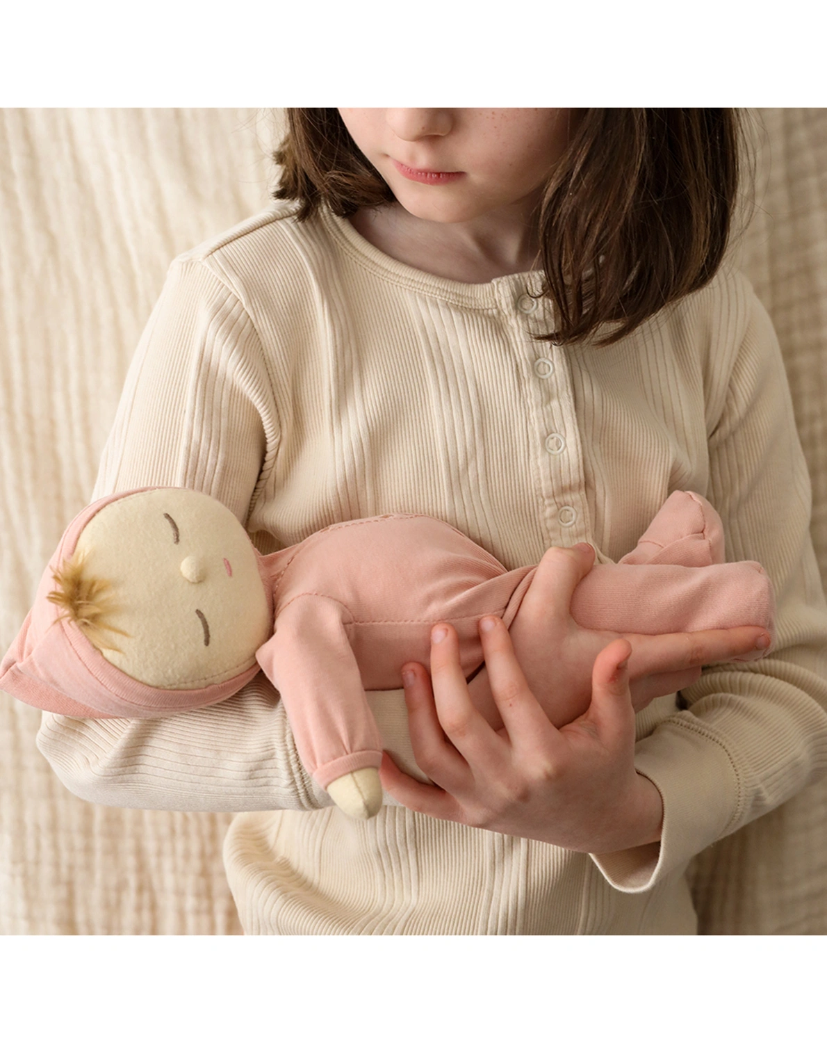 Stoffpuppe DOZY DINKUM - MOPPET (32cm) in rose