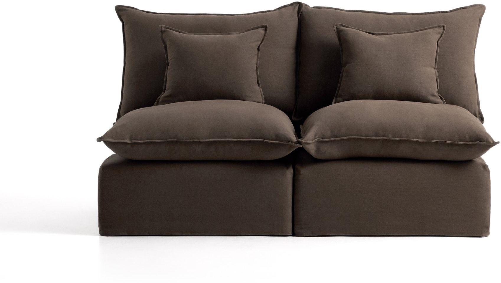 Kave Home Anarela Taupe 2-Zitsbank