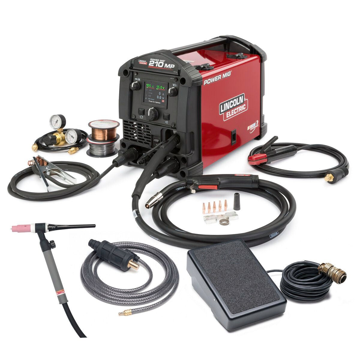 POWER MIG® 210 MP® Máquina de solda multiprocesso TIG One-Pak®