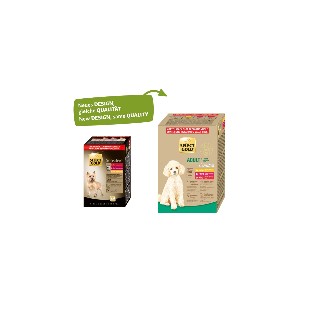 SELECT GOLD Sensitive Multipack