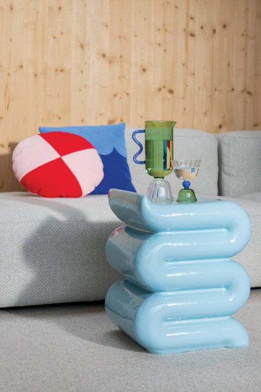 &klevering Whip bijzettafel small Blue