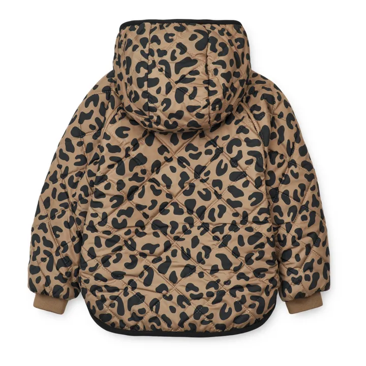 Liewood Veste Réversible Matières Recyclées Léopard Jackson | Marron
