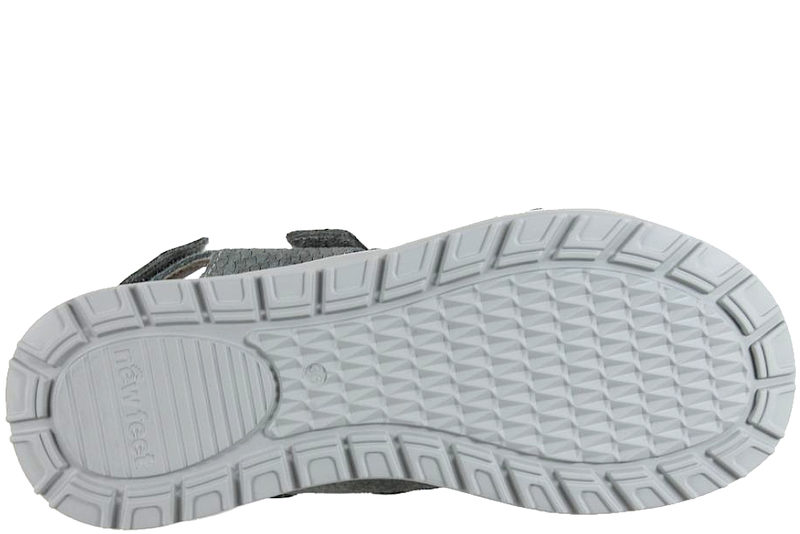 NEW FEET SANDAL I GRØNT PRÆGET KALVESKIND