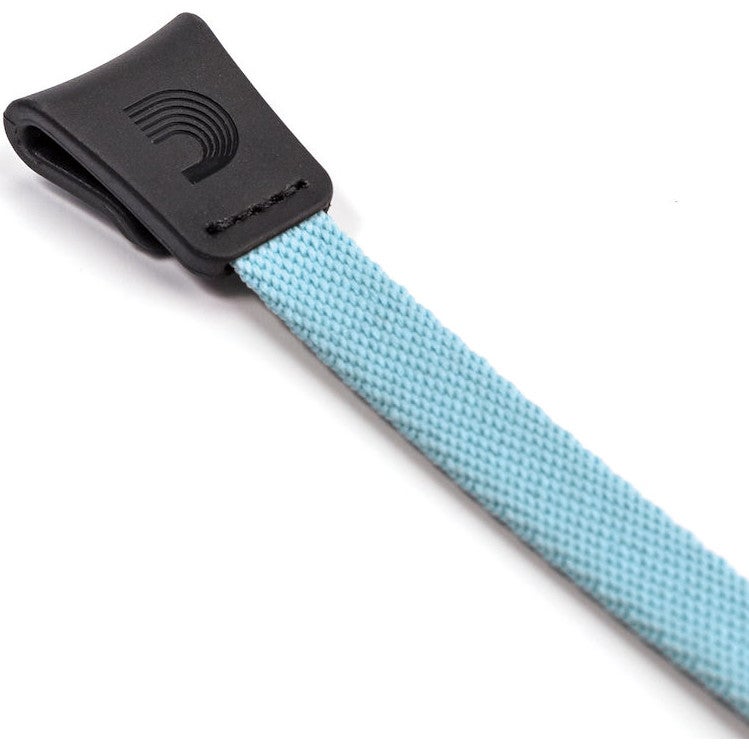 D'Addario 19UKE03 eco-comfort ukelele strap turquoise (sea foam)