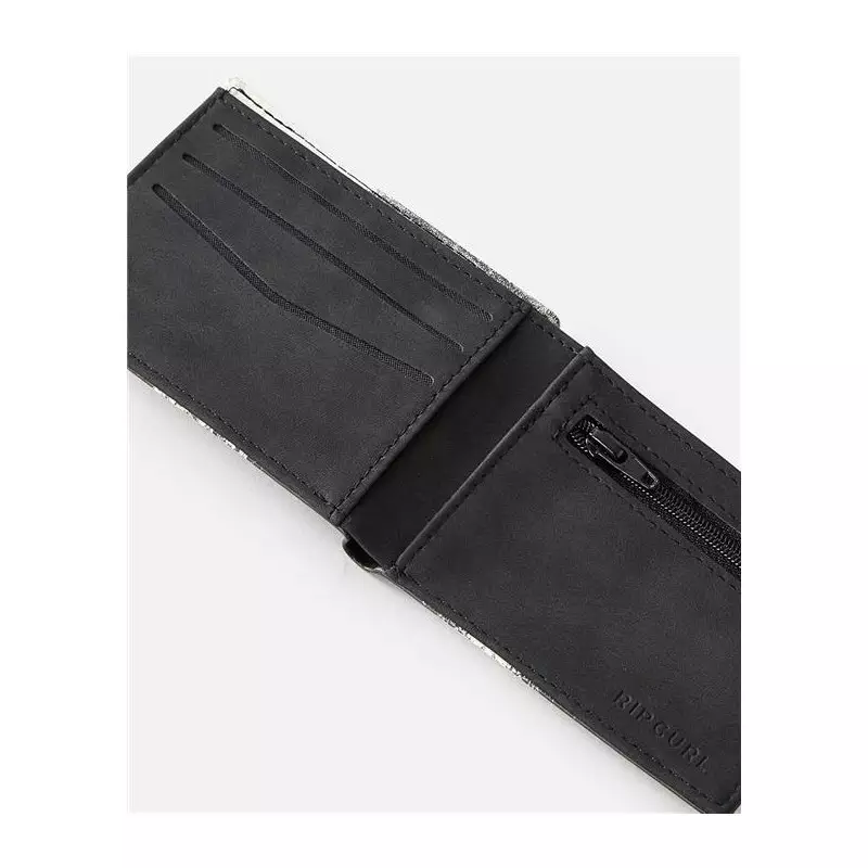 Portefeuille RIPCURL Combo Pu Slim Black/White