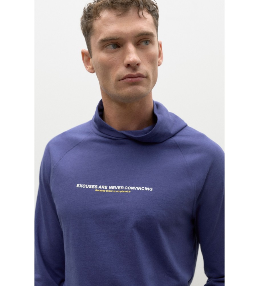 Camiseta ECOALF Onasalf, azul lavanda