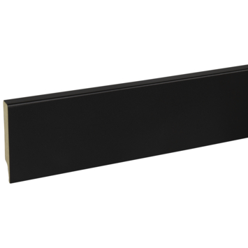 Muurplint blok zwart 1,2 x 8
