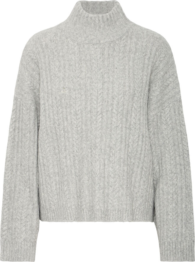 ICHI IHMYLLE LS5 Light grey melange