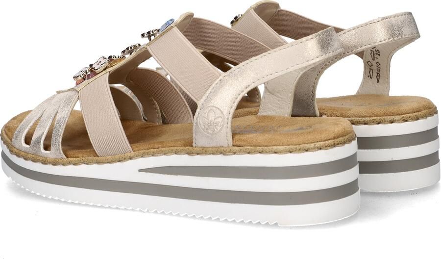 Rieker Sandaal V0245-60 Beige